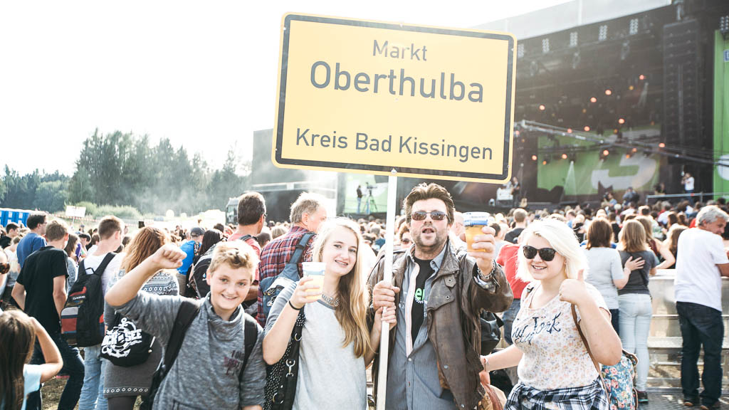 Hat mit dem Dorffest in der Rhön zwar nicht geklappt - aber Oberthulba ist halt in Tiefenlesau am Start. © BAYERN 3